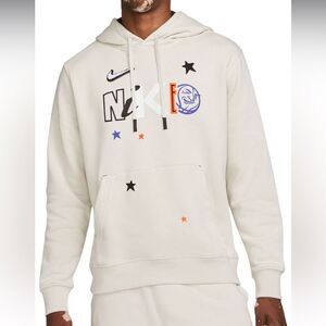 Nike Mens SPORTSWEAR CLUB PULLOVER HOODIE Size Large DO6176-072